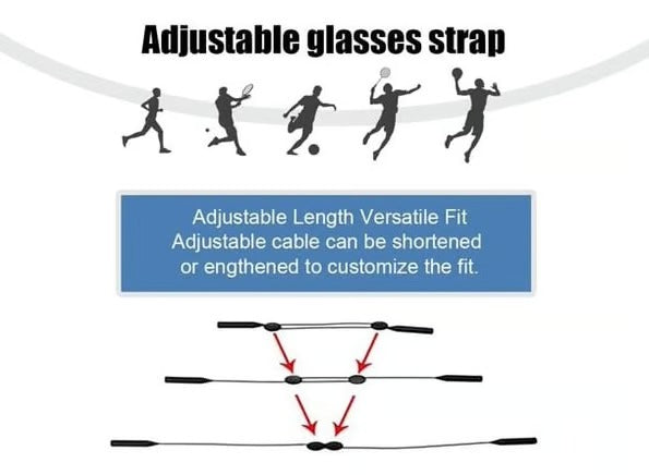[5pcs] Adjustable Glasses Anti-Slip String Strap