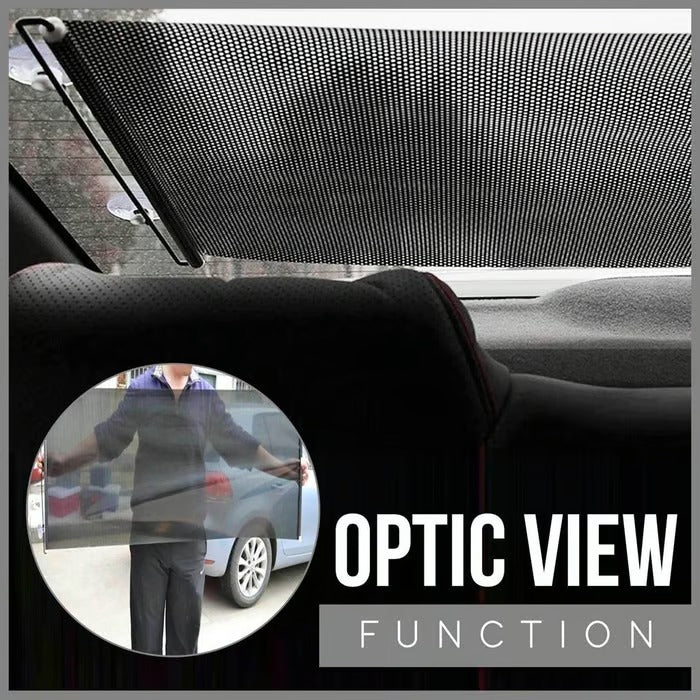 Retractable Sunshade Roller Blind No Drilling Home Window UV Protection Curtain