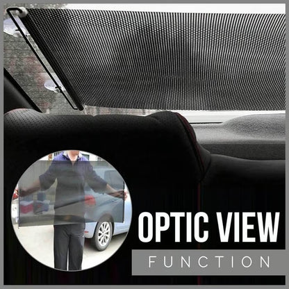 Retractable Sunshade Roller Blind No Drilling Home Window UV Protection Curtain