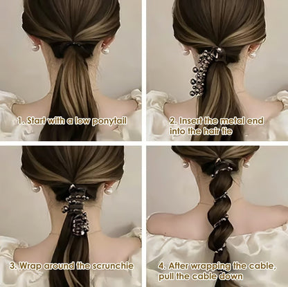 No Damage Soft Elastic Spiral Hair Ties