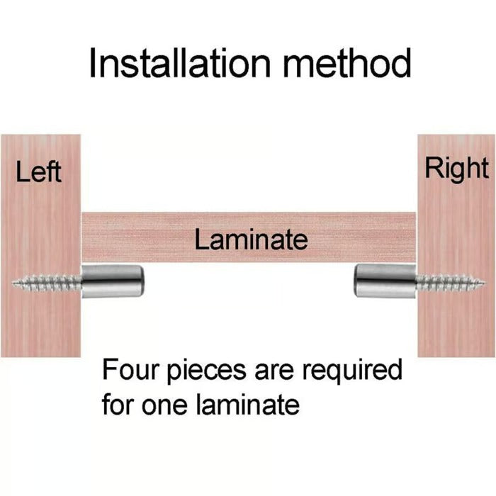 Self-Tapping Screw Shelf Support Pegs, Shelf Pins with Anti-Slip Sleeves