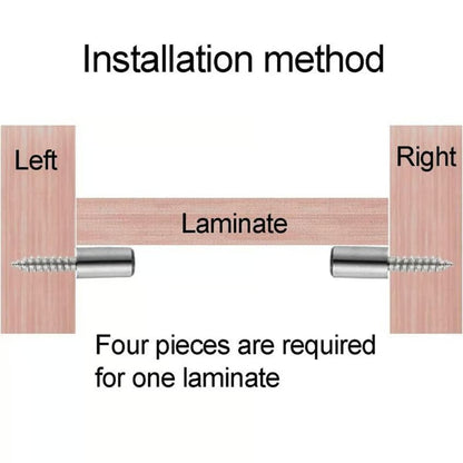 Self-Tapping Screw Shelf Support Pegs, Shelf Pins with Anti-Slip Sleeves