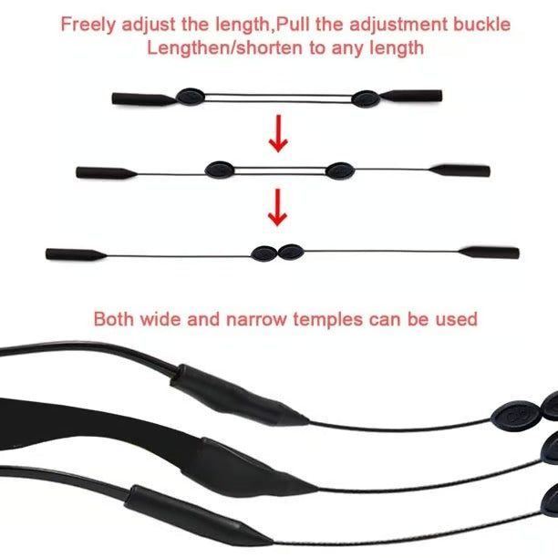 [5pcs] Adjustable Glasses Anti-Slip String Strap