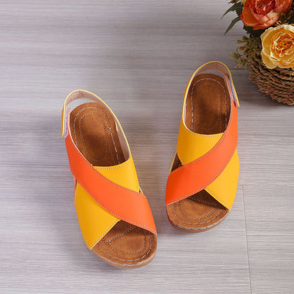 Summer Roman Platform Sandals for Women | Open Toe Casual Beach Shoes