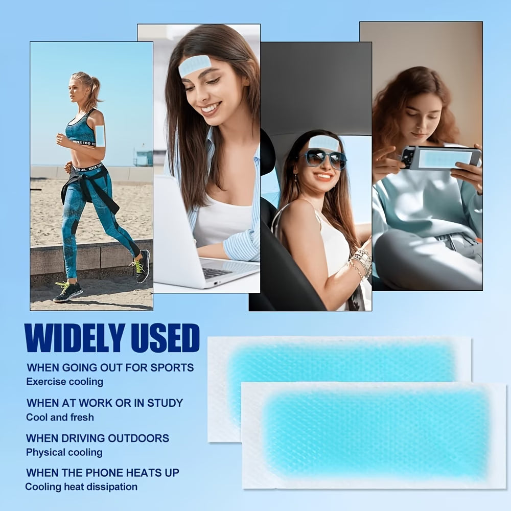Cooling Patch for Neck, Forehead & Body – Long-Lasting Cooling Relief