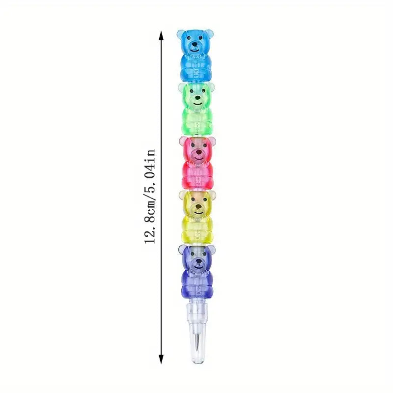 Cartoon Bear Block Pencil – Fun & Creative Design