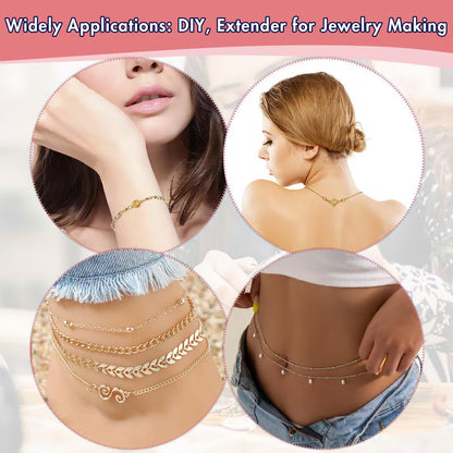 🧲12 PCS Magnetic Necklace Clasps – Strong Magnet, Snap-On Closure, No More Tangles, Jewelry Making Supplies