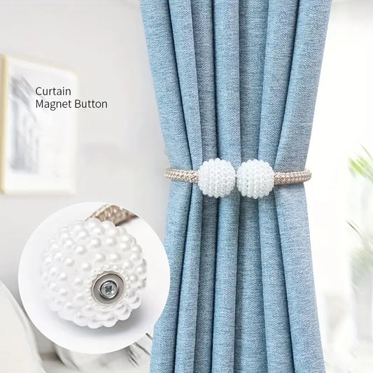 Magnetic Curtain Tiebacks - Stylish & Functional