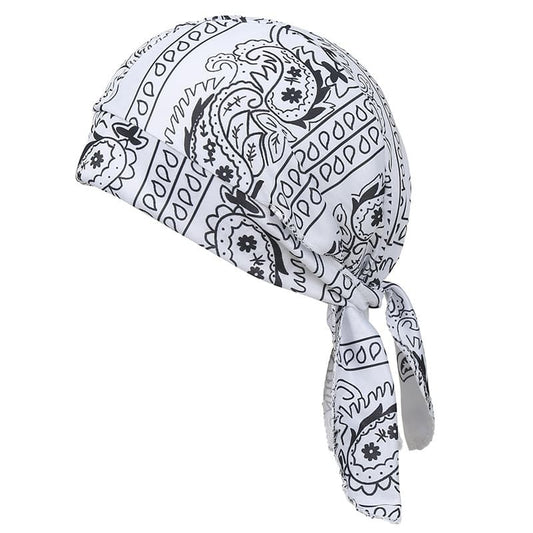 Unisex Elastic Paisley Headscarf Cap｜Breathable & Sports Ready