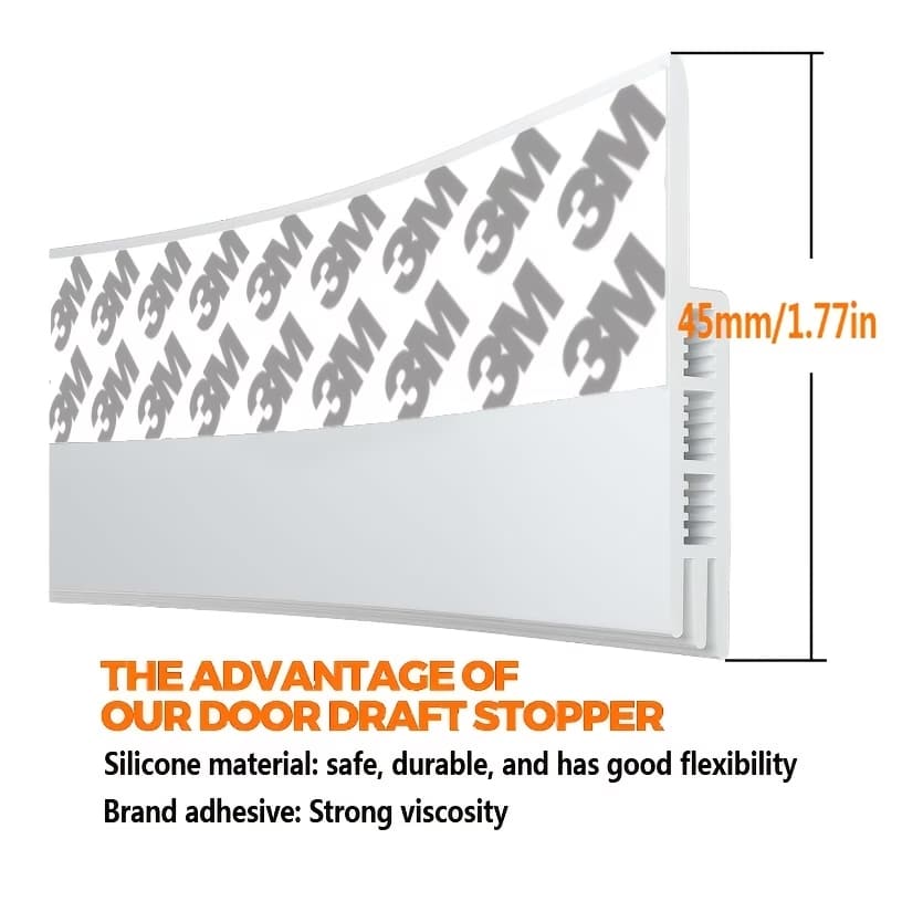 40 inch Door Seal Strip｜Anti-Mosquito, Dust & Wind Proof！