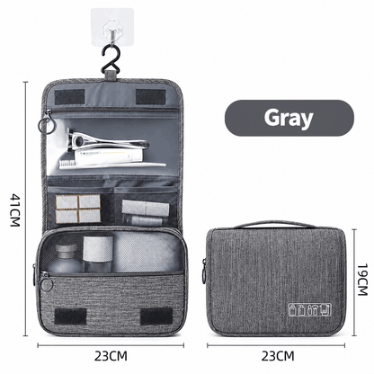 Handheld Large Capacity Wet & Dry Travel Toiletry Bag – Hanging Design