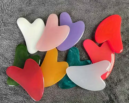 Beauty Heart Gua Sha – Easy to Use, Safe for Face, Body & Hair Removal