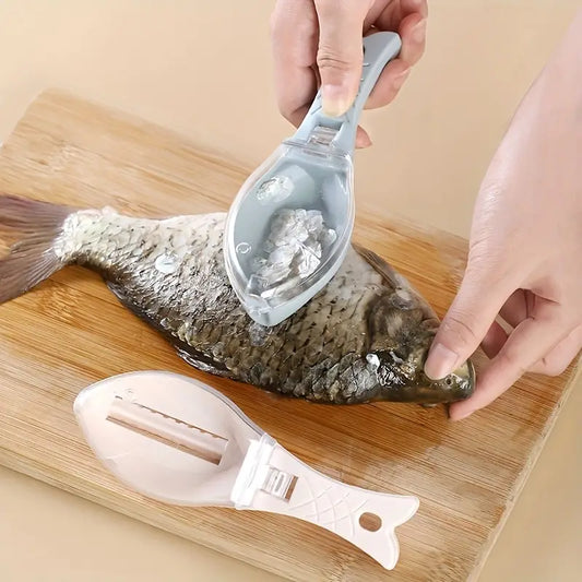 Fish Scale Remover, Creative Fish-Shaped Scraper for Home Kitchen Use