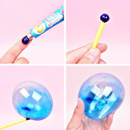 Colorful Bubble Glue Balloons