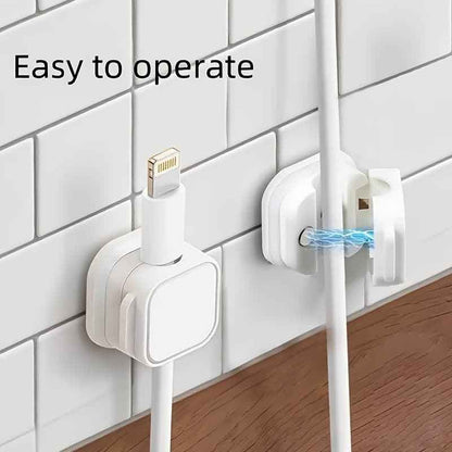 🧲 6PCS Magnetic Cable Organizer – Keep Every Cable in Place!