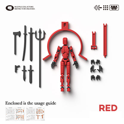 Magnetic Articulated Action Figure Poseable DIY Model Collectible