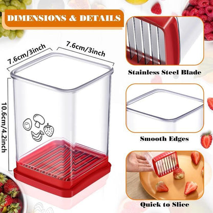 Quick-Cut Fruit Cup Slicer，Easy Fruit Prep Tool