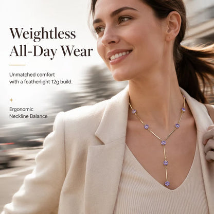 Women's Elegant Y-Shaped Drop Necklace