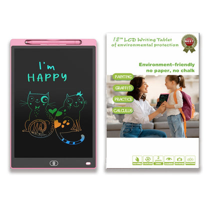 Children's 12-inch early childhood graffiti drawing board, LCD electronic drawing board