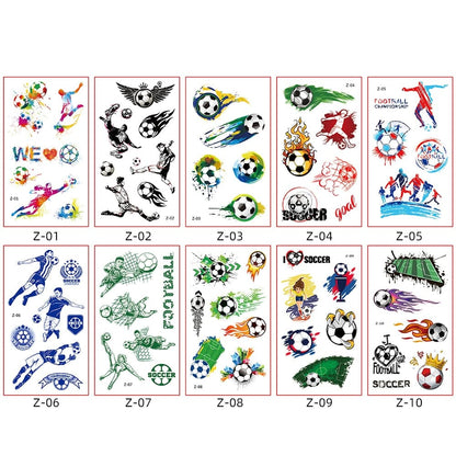 ⚽🏆Football Fan Tattoo Stickers – Wear Your World Cup Spirit!