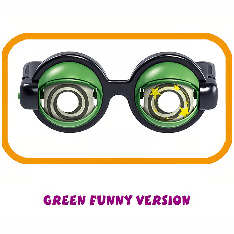 Funny Glasses with Winking Eye Mechanism – Blinking Eye Gag Glasses for Party Favors & Novelty Gifts