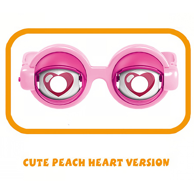 Funny Glasses with Winking Eye Mechanism – Blinking Eye Gag Glasses for Party Favors & Novelty Gifts