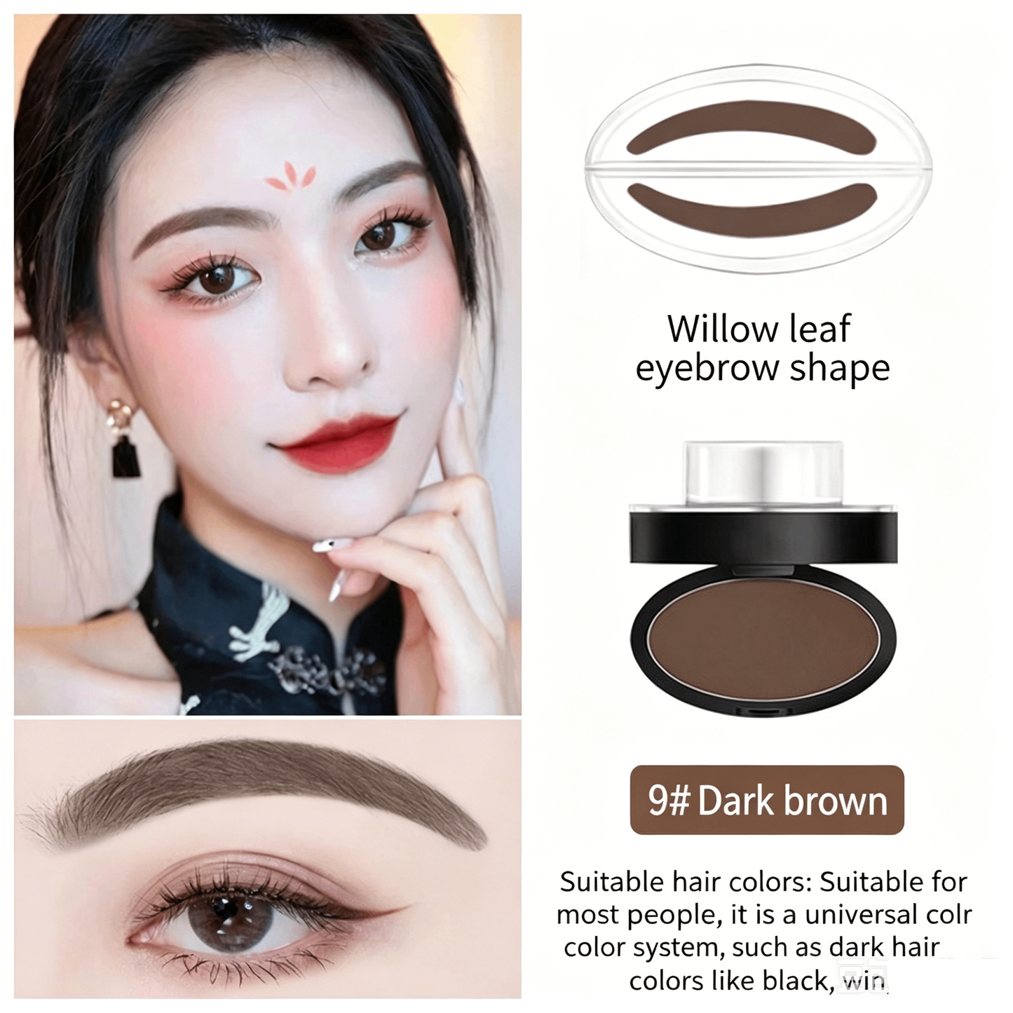 Eyebrow Stamp Set – One Press, Perfect Brows, Waterproof