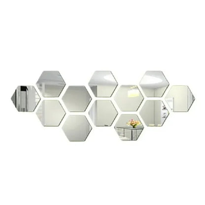 Hexagon Acrylic Wall Mirror