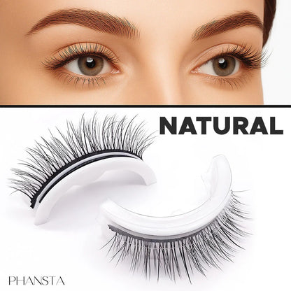 Reusable False Eyelashes, Natural & Voluminous