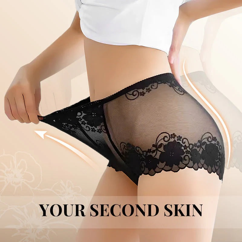 Women's Crochet Lace Boxer Briefs – High-rise,breathable & gently