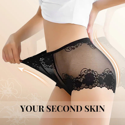 Women's Crochet Lace Boxer Briefs – High-rise,breathable & gently