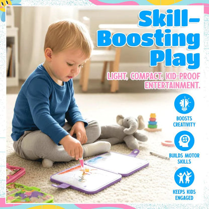 Magic Water Painting Book, Doodle Water Drawing Pad, DIY Creative Foldable Painting Book