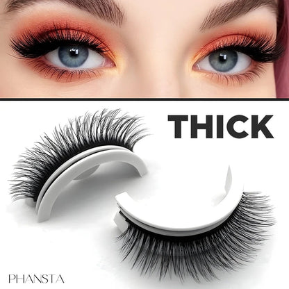 Reusable False Eyelashes, Natural & Voluminous