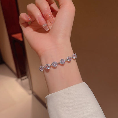 Crystal Zircon Adjustable Bracelet