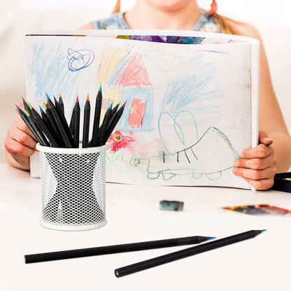 [10 pcs] Vibrant Rainbow Pencils – 7 Colors in One