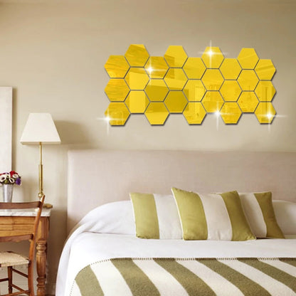 Hexagon Acrylic Wall Mirror