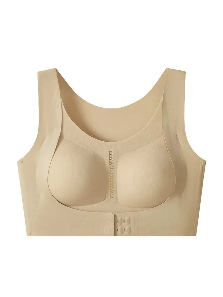 Invisible Anti-sagging Bra For Posture Correcting Day To Night Wearable One-piece Hollow Back Non-stuffy