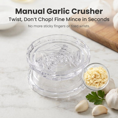 Manual Garlic Crusher – 3-Second Garlic Mincer & Ginger Grinding Tool