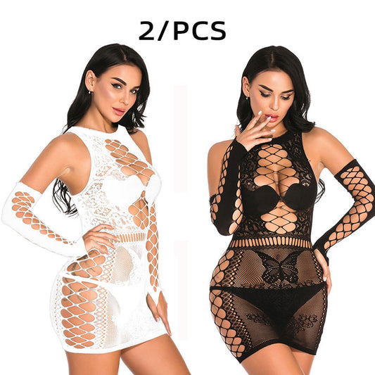 Women's Sexy Mesh Nightdress, High Elasticity