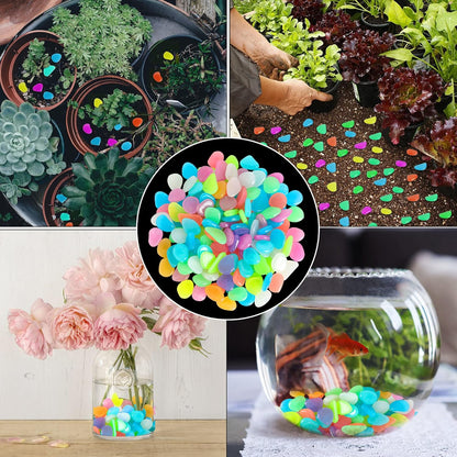 100 Pcs Small Decorative Stones for Potted Plants, Garden Lawn Patio Porch Decoration