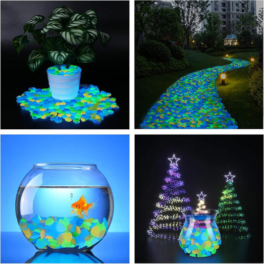 100 Pcs Small Decorative Stones for Potted Plants, Garden Lawn Patio Porch Decoration