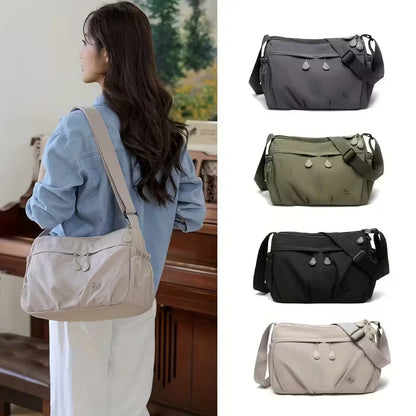 High Quality—Women's Multi-Layer Nylon Crossbody Bag，Lightweight & Large Capacity