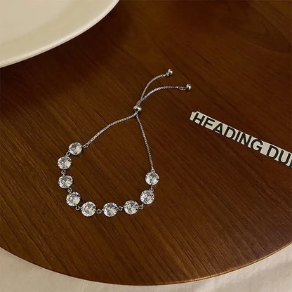 Crystal Zircon Adjustable Bracelet