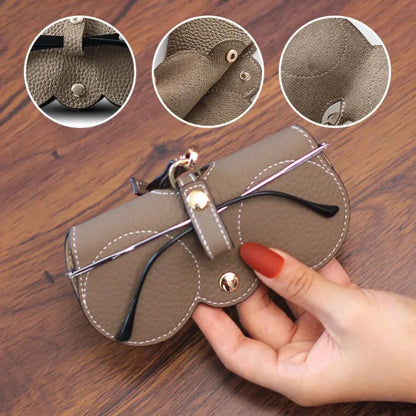 Soft PU Leather Sunglasses Bag
