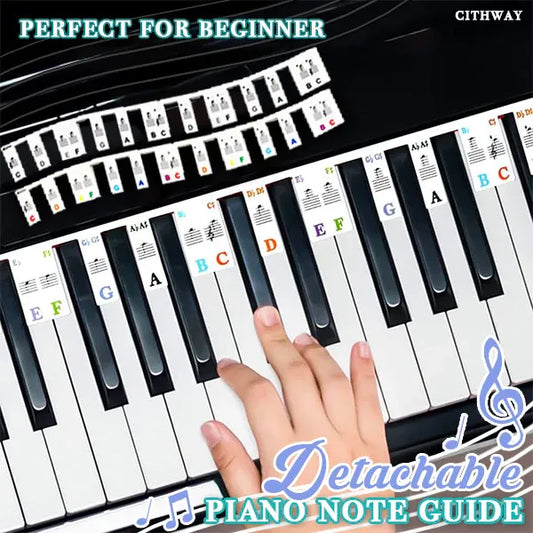 Detachable Piano Note Guide