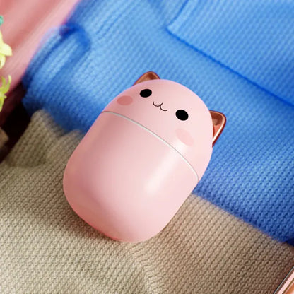 Cute Cat Air Humidifier with Night Light