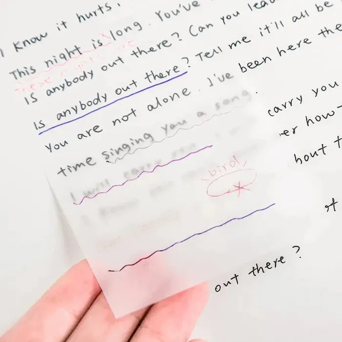 Transparent Sticky Notes