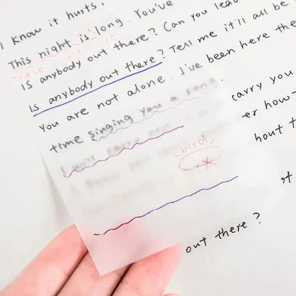 Transparent Sticky Notes