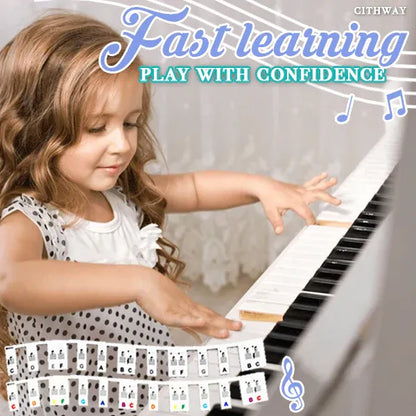 Detachable Piano Note Guide