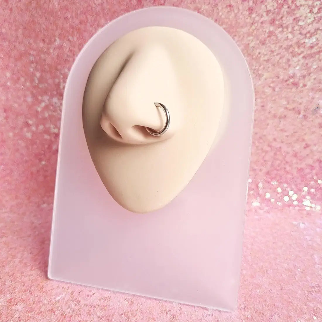 Retractable Hoop Nose/Lip/Earrings